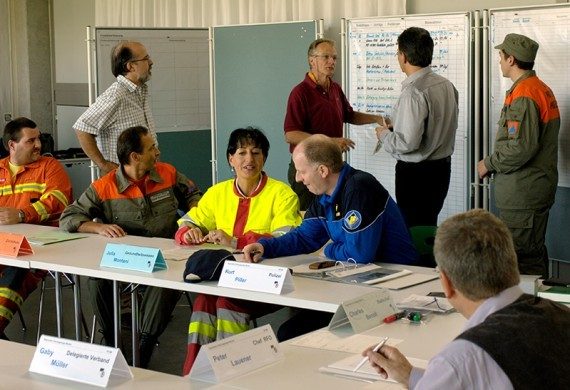 Versammlung von regionalen und kommunalen Führungsorganen